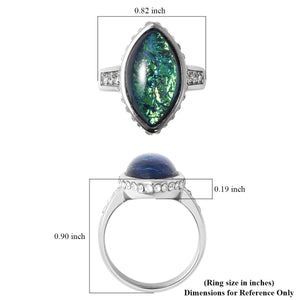 Luminous Green Opal Resin Size 6, 7, 9