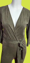 Load image into Gallery viewer, Suede Skinny One Piece Jumpsuit Size Small
