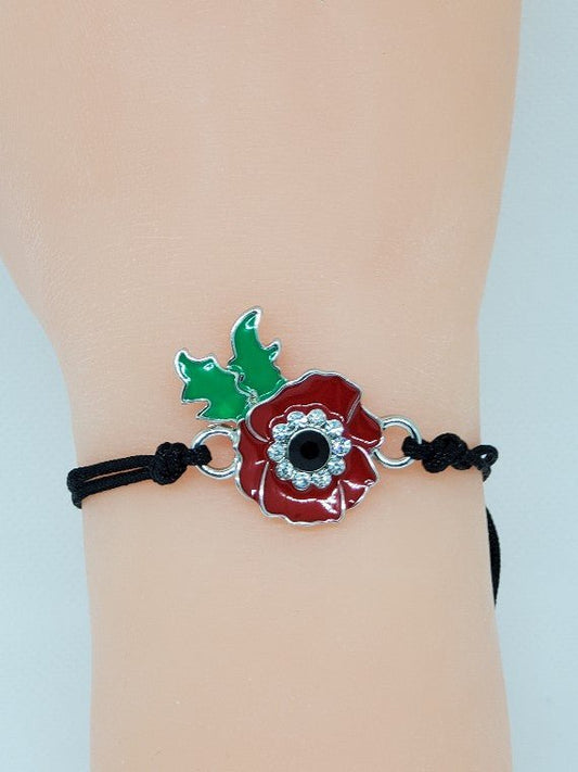 ON SALE!!  Christmas Holly Mistletoe Holiday Bracelet