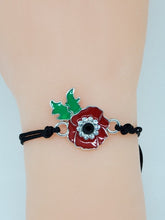 Load image into Gallery viewer, ON SALE!!  Christmas Holly Mistletoe Holiday Bracelet
