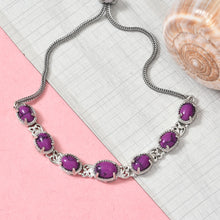 Load image into Gallery viewer, Purple Howlite Bolo Bracelet
