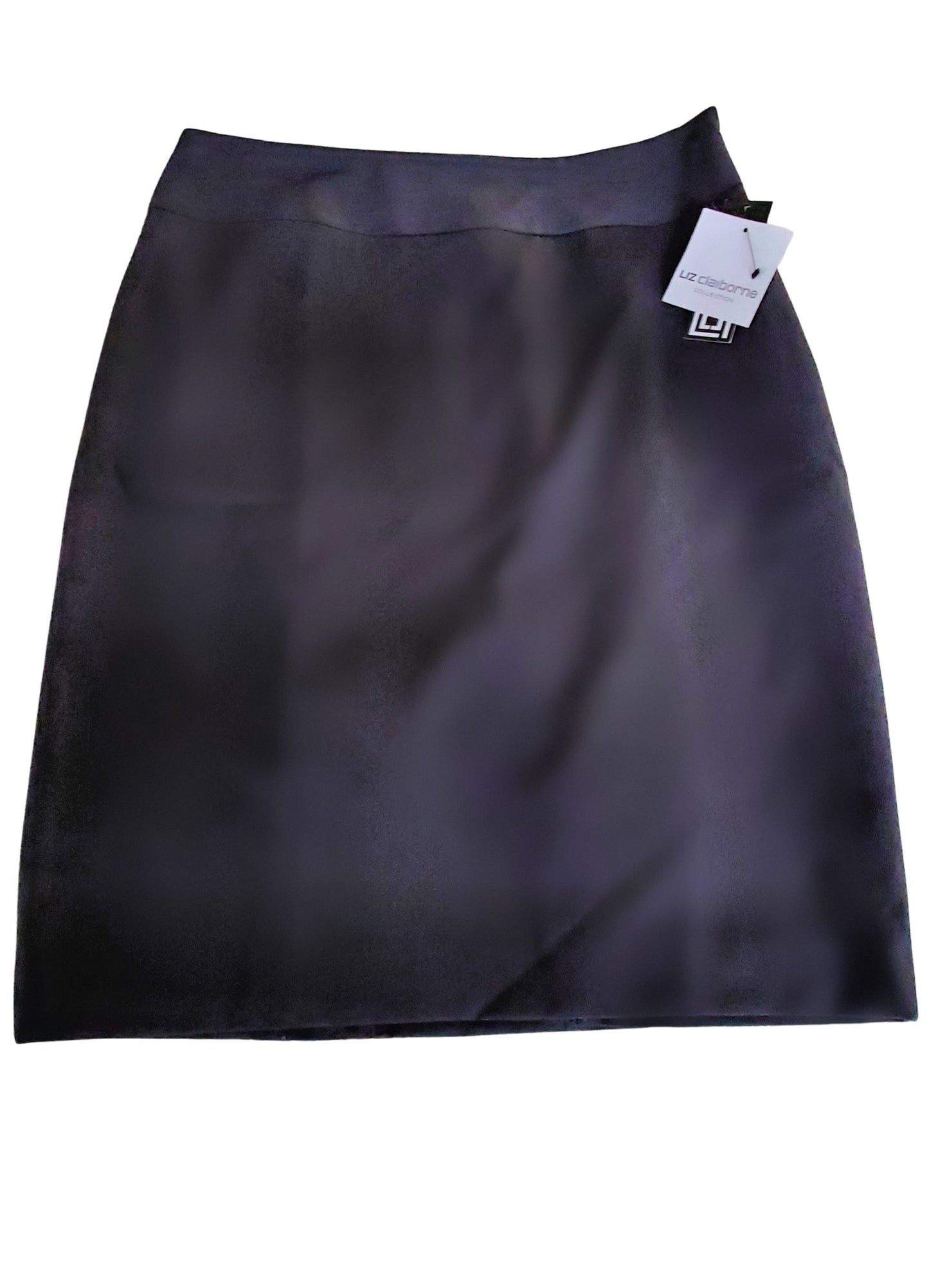 Women's Flat Front A-Line Charcoal Heather Skirt Size 6