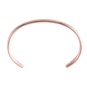 Magnetic by Design Multi Rope Cuff Bracelet in Multitone 7.50 Inch