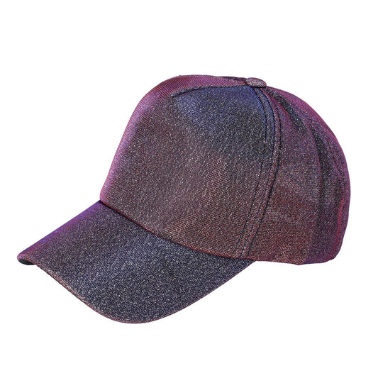 Diva Shimmer Maroon Color Baseball Cap