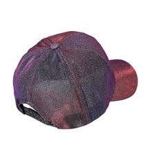 Load image into Gallery viewer, Diva Shimmer Maroon Color Baseball Cap
