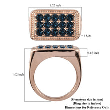 Load image into Gallery viewer, Men&#39;s Crystal Cluster Ring Size 13
