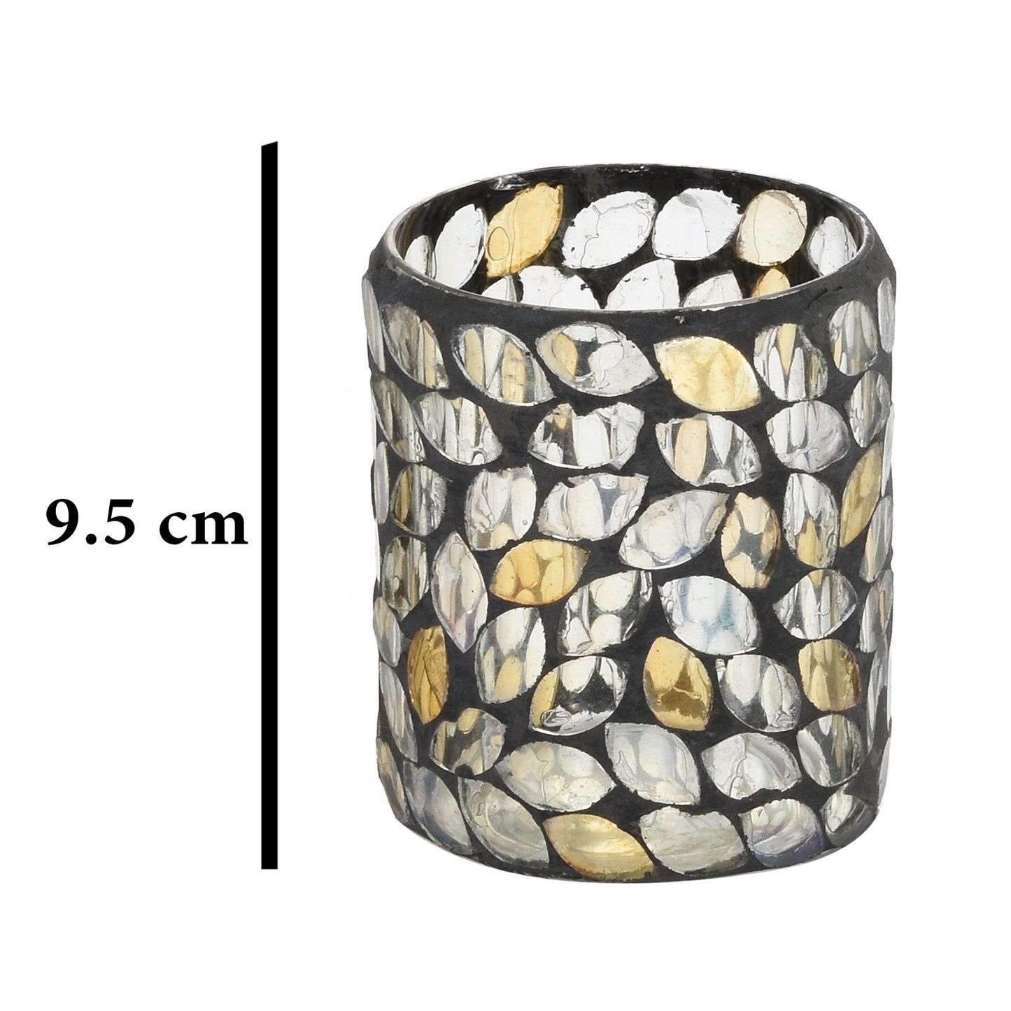 Set of 3 Mosaic Tea Light Candle Holders