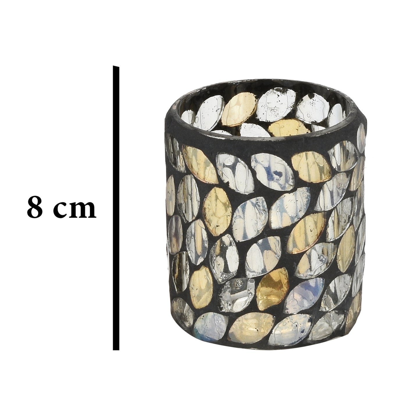 Set of 3 Mosaic Tea Light Candle Holders