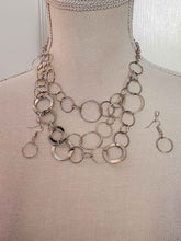 Load image into Gallery viewer, Multi Hoop Necklace and Earrings
