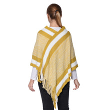Load image into Gallery viewer, Women&#39;s Striped Poncho
