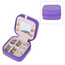 Load image into Gallery viewer, Lighted Travel Jewlery Box with Velvet Anti Scratch Interior
