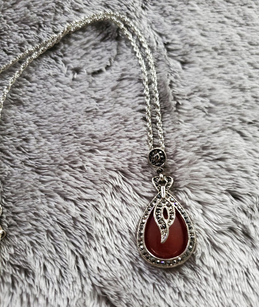 Red Agate Necklace