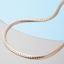 Load image into Gallery viewer, Beautiful Rose Gold Ion Plated Herringbone Necklace
