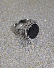 Load image into Gallery viewer, Men&#39;s Black Onyx Sterling Silver Ring Size 13
