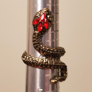 Serpent Ring with Fire Eyes