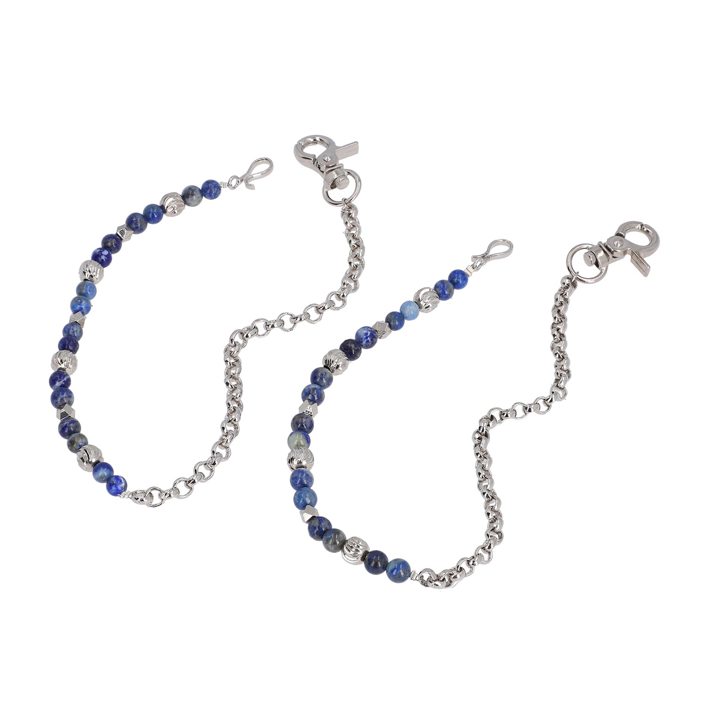 Set 0f 2 Lapis Lazuli Pocket Chains