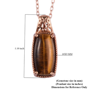South African Tigers Eye Pendant Necklace