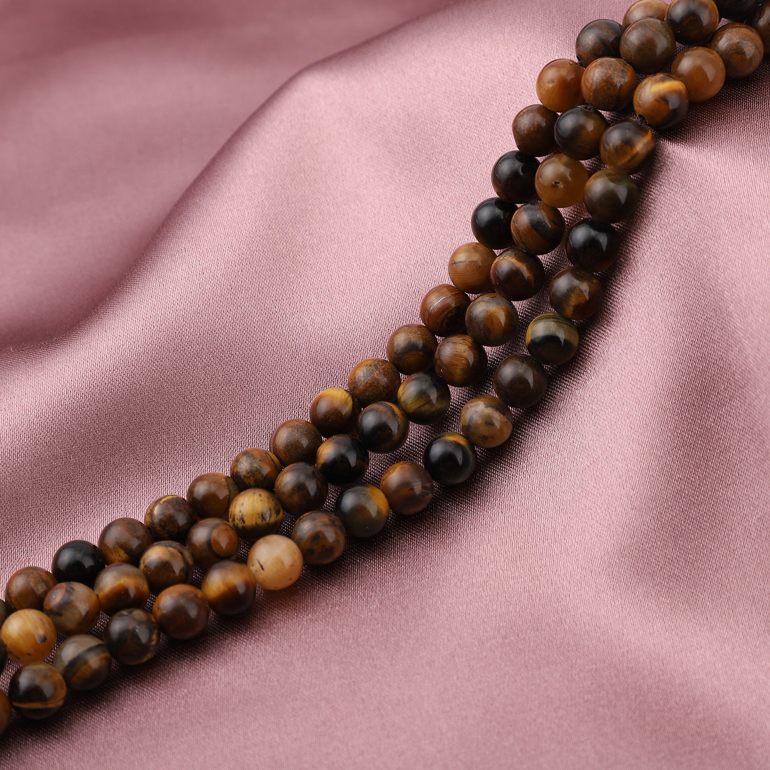 Spiritual Tiger's Eye 3 Strand Bracelet