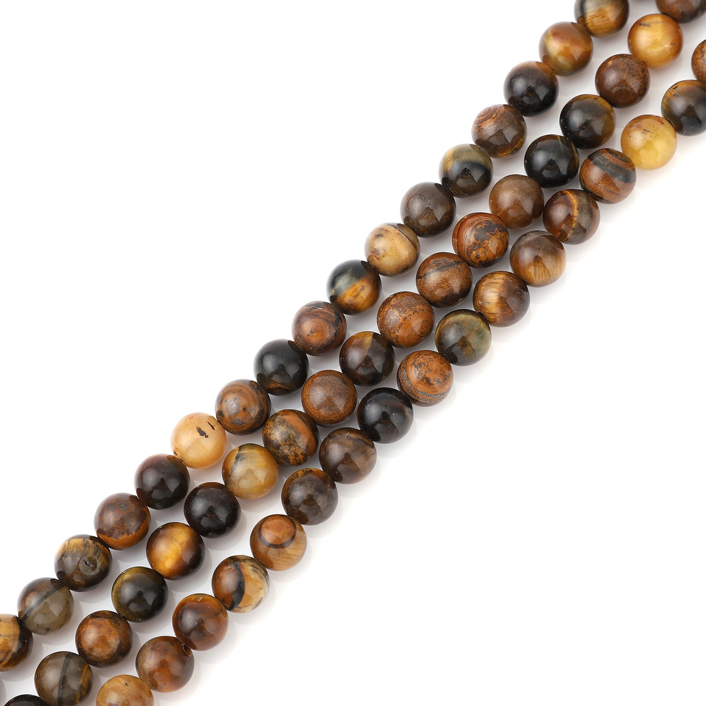 Spiritual Tiger's Eye 3 Strand Bracelet