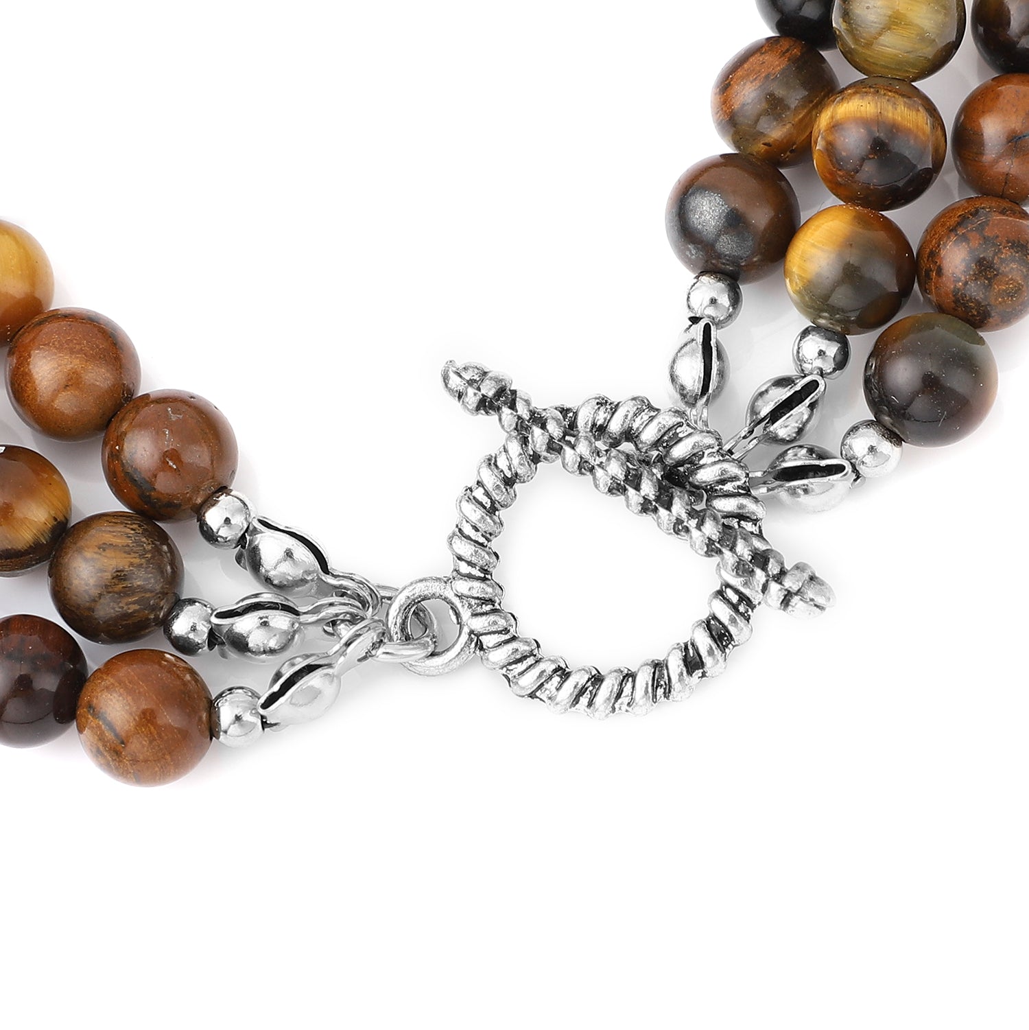 Spiritual Tiger's Eye 3 Strand Bracelet