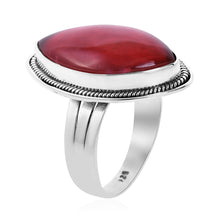 Load image into Gallery viewer, Sponge Coral Ring in Sterling Silver (Size 7.0)
