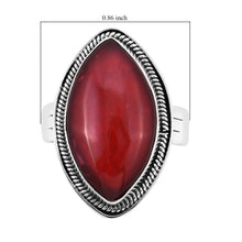 Load image into Gallery viewer, Sponge Coral Ring in Sterling Silver (Size 7.0)

