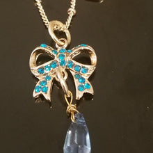 Load image into Gallery viewer, Sweet Tweet Ribbon Bow Necklace Child Size - WHIMSICALIA
