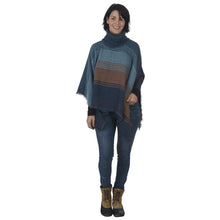 Load image into Gallery viewer, Tahari Designer Knit Poncho One Size Fits Most
