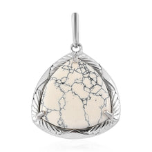 Load image into Gallery viewer, White Howlite Pendant Necklace
