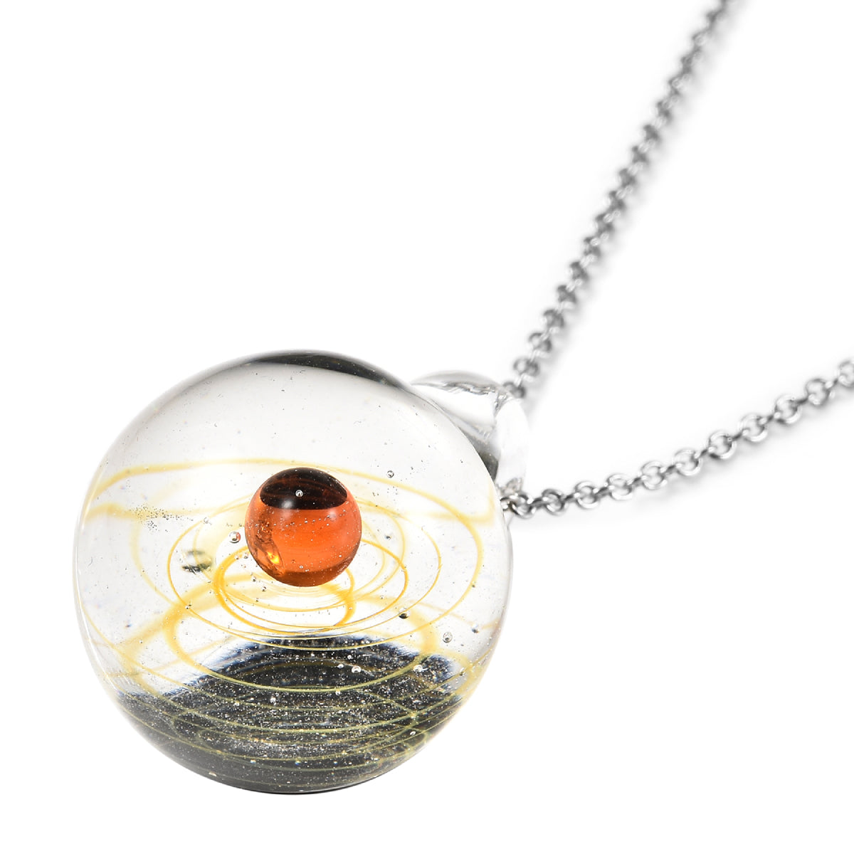 Women's Murano Style Pendant Necklace