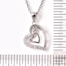 Load image into Gallery viewer, Happy Mother&#39;s Day Gift Box with Stylish Diamond Heart Pendant Necklace
