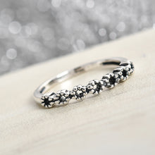 Load image into Gallery viewer, Women&#39;s Stylish Half Eternity Band Ring Size 6
