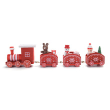 Load image into Gallery viewer, Handmade Wooden Train Christmas Ornaments
