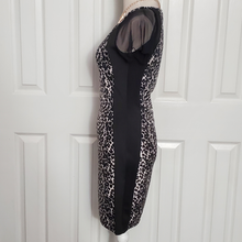 Load image into Gallery viewer, Cheetah Print Bodycon Dress Size Medium
