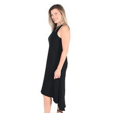 Load image into Gallery viewer, Rachel Roy Sleeveless High Low Black Maxi Dress Size Medium
