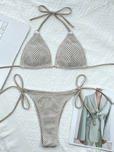 Load image into Gallery viewer, Halter Neck Tie Back Bikini Set
