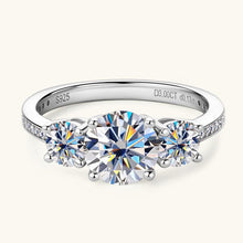 Load image into Gallery viewer, 3 Carat Moissanite 925 Sterling Silver Ring
