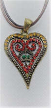 Load image into Gallery viewer, Retro Multi Colored Crystal Necklace
