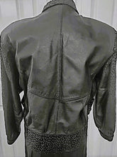 Load image into Gallery viewer, Vintage Retro Oversized 100% Leather Jacket Coat Size Large
