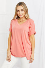 Load image into Gallery viewer, Zenana Simply Comfy Full Size V-Neck Loose Fit Shirt
