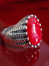 Load image into Gallery viewer, Red Jasper Men&#39;s Ring Size 12
