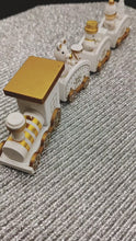 Load and play video in Gallery viewer, Handmade Wooden Train Christmas Ornaments

