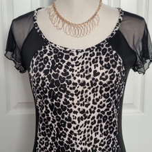 Load image into Gallery viewer, Cheetah Print Bodycon Dress Size Medium
