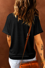 Load image into Gallery viewer, BE KIND US Flag Graphic Round Neck Tee
