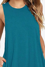 Load image into Gallery viewer, Full Size Round Neck Sleeveless Dress with Pockets
