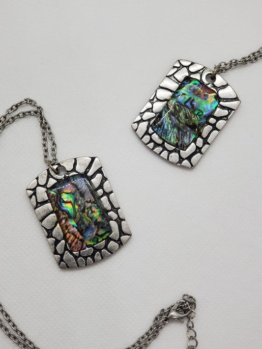 Abalone Shell Pendant Necklace Unisex