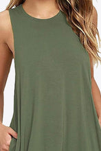 Load image into Gallery viewer, Full Size Round Neck Sleeveless Dress with Pockets
