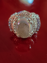 Load image into Gallery viewer, Gorgeous Drusy Ring in Sterling Silver
