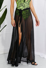 Load image into Gallery viewer, Marina West Swim Beach Is My Runway Mesh Wrap Maxi Cover-Up Skirt
