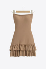 Load image into Gallery viewer, Strapless Ruffle Hem Dress
